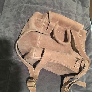 Coach suede backpack